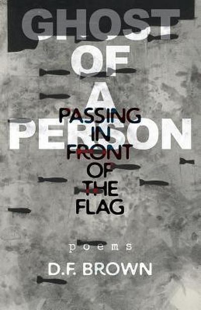 Ghost of a Person Passing in Front of the Flag