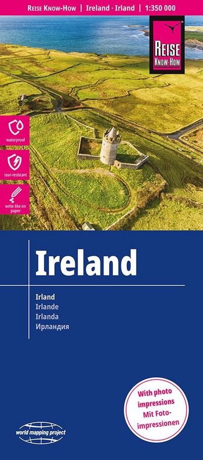 Reise Know-How Landkarte Irland / Ireland (1:350.000)