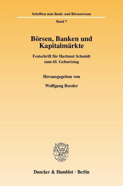 Börsen, Banken und Kapitalmärkte