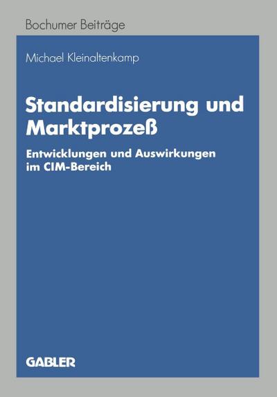 Standardisierung und Marktprozeß