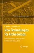 New Technologies for Archaeology