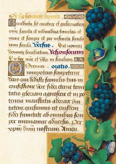 Carnet Ligné Heures Anne de Bretagne, Raisin