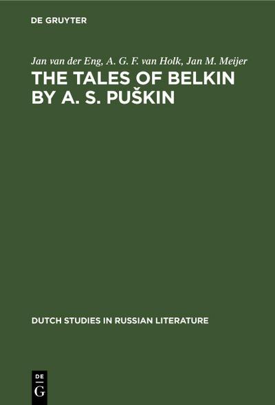 The Tales of Belkin by A. S. Pu¿kin