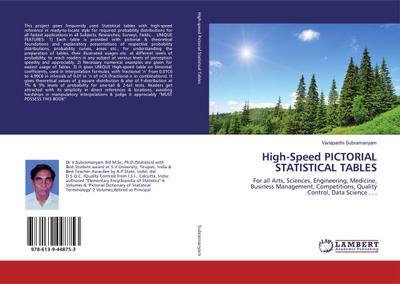 High-Speed PICTORIAL STATISTICAL TABLES