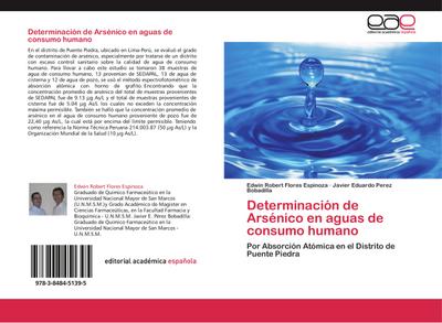 Determinación de Arsénico en aguas de consumo humano