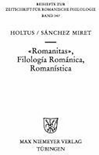 Romanitas - Filología Románica - Romanística