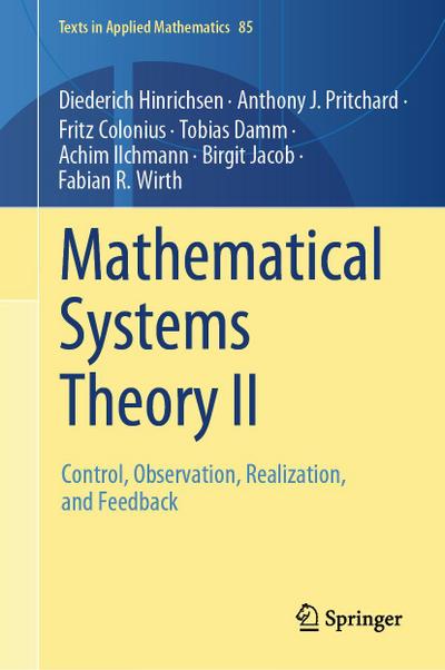 Mathematical Systems Theory II