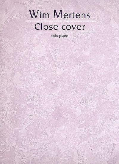 Close Coverfor piano
