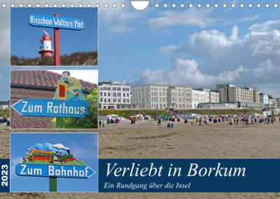 Verliebt in Borkum (Wandkalender 2023 DIN A4 quer)