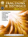 Fractions & Decimals Quick Starts, Grades 4 - 9