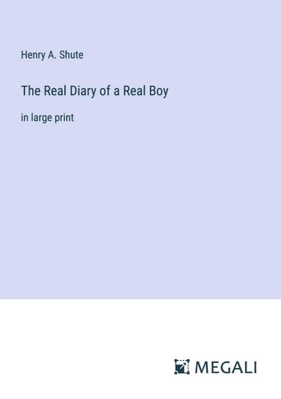 The Real Diary of a Real Boy