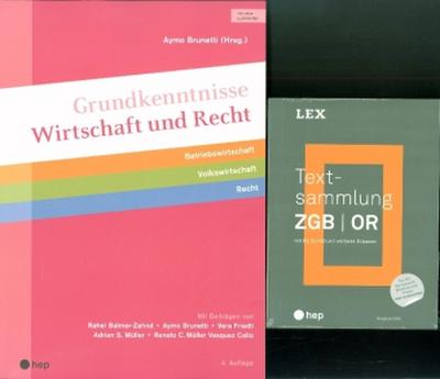 Spezialangebot «Textsammlung ZGB | OR» und «Grundkenntnisse Wirtschaft und Recht»