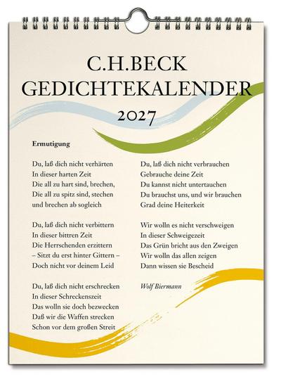 C.H. Beck Gedichtekalender