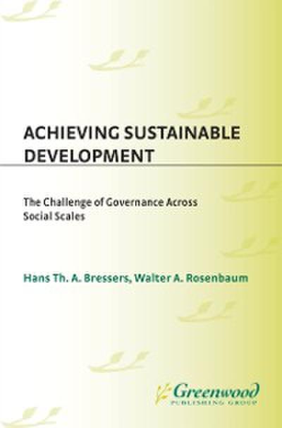 Achieving Sustainable Development