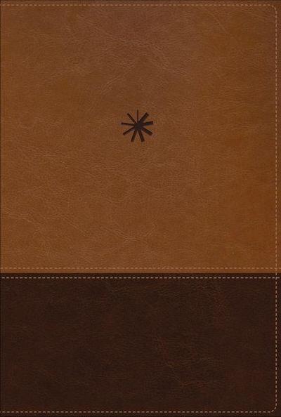 Nbla, Biblia Cronológica de Estudio, Interior a Cuatro Colores, Leathersoft, DOS Tonos Café, Comfort Print