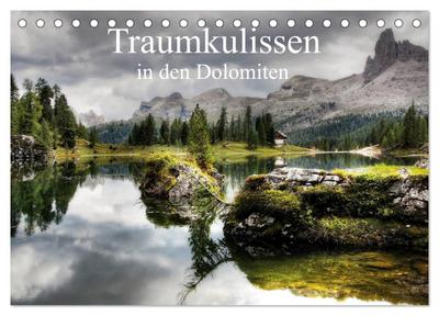 Traumkulissen in den Dolomiten (Tischkalender 2026 DIN A5 quer), CALVENDO Monatskalender