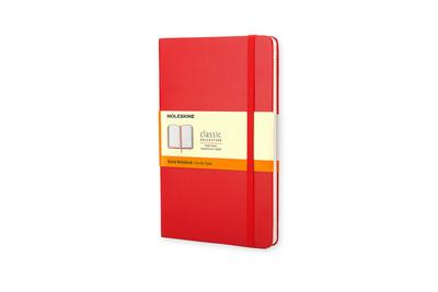 Moleskine classic, Large Size, Ruled Notebook, red