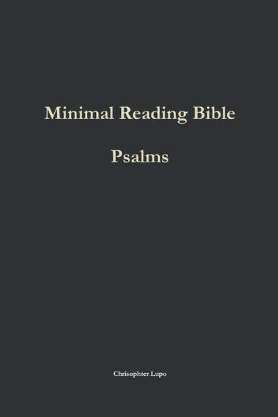 Minimal Reading Bible