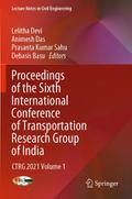 Proceedings of the Sixth International Conference of Transportation Research Group of India