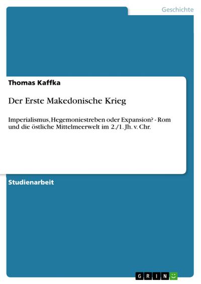 Der Erste Makedonische Krieg