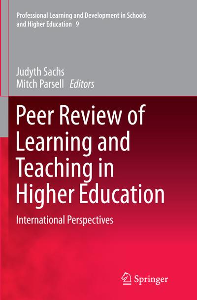 Peer Review of Learning and Teaching in Higher Education