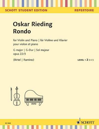 Rondo G-Dur op.22,3für Violine und Klavier