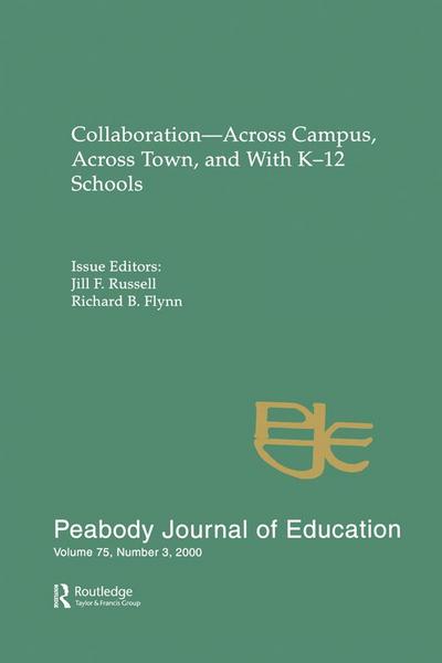 Collaboration--across Campus, Across Town, and With K-12 Schools