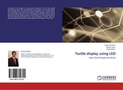 Tactile display using LED