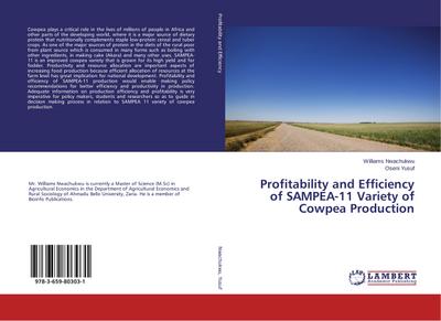 Profitability and Efficiency of SAMPEA-11 Variety of Cowpea Production