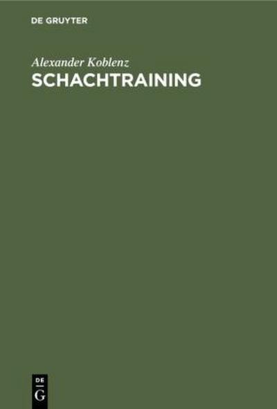 Schachtraining