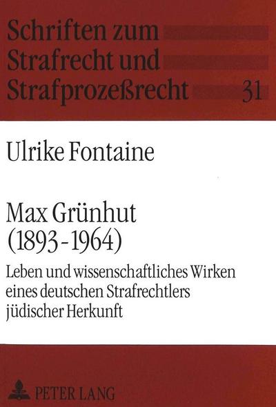 Max Grünhut (1893-1964)