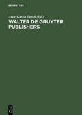 Walter de Gruyter Publishers