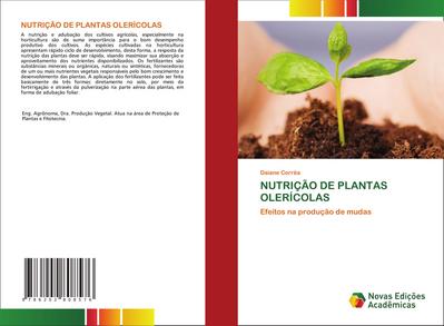 NUTRIÇÃO DE PLANTAS OLERÍCOLAS