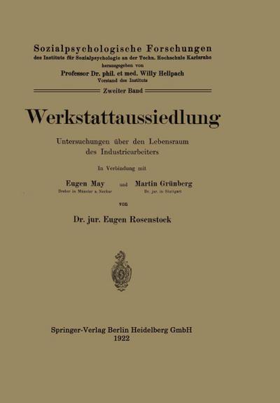 Werkstattaussiedlung
