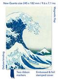 Premium Notizbuch Quartformat: Katsushika Hokusai,