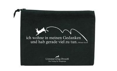 Droschl Bag ’ich wohne in meinen Gedanken und hab gerade viel zu tun.’