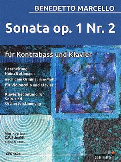 Sonata op.1,2für Kontrabass und Klavier