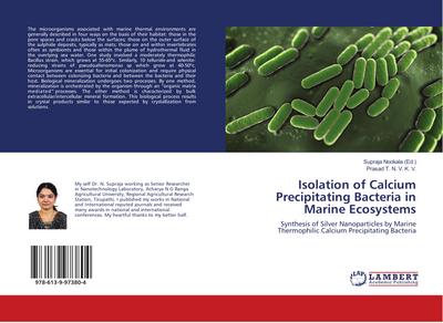 Isolation of Calcium Precipitating Bacteria in Marine Ecosystems