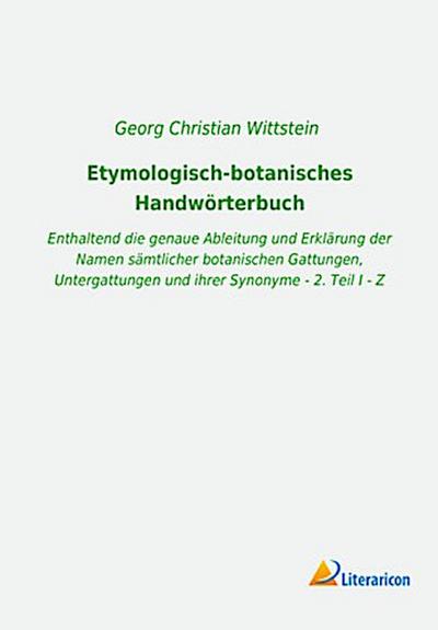 Etymologisch-botanisches Handwörterbuch