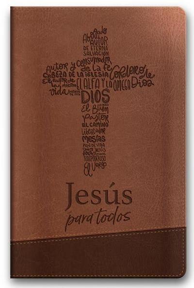 Santa Biblia de Promesas Reina Valera 1960 / Jesús Para Todos / Letra Grande / Tamaño Manual / Piel Especial Con Índice Y Cierre / Café // Spanish Promise Bible Rvr-60 / Jesus for All / Large Print / Handy Size / Leathersoft with Index and Zipper / Brown