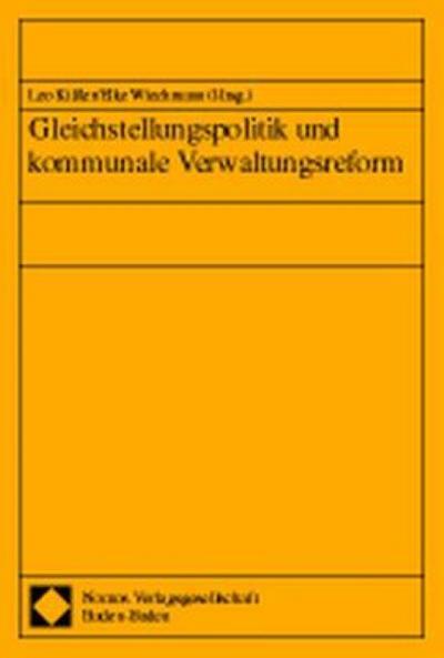 Gleichstellungspolitik und kommunale Verwaltungsreform