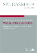Writing Order and Emotion