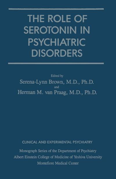 Role Of Serotonin In Psychiatric Disorders