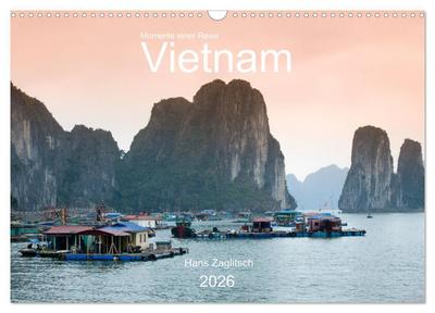 Vietnam - Momente einer Reise (Wandkalender 2026 DIN A3 quer), CALVENDO Monatskalender
