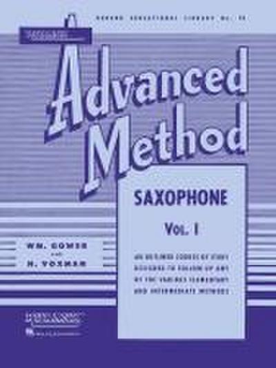 Rubank Advanced Method - Saxophone Vol. 1 (Rubank Educational Library 93) - Saxophone Music Book F