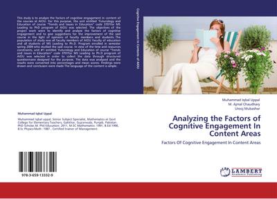 Analyzing the Factors of Cognitive Engagement In Content Areas