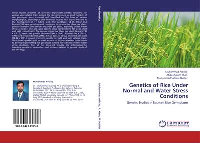Genetics of Rice Under Normal and Water Stress Conditions