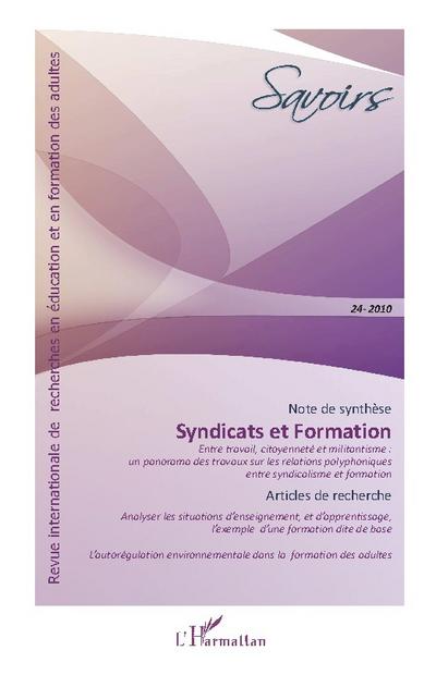 Syndicats et formation