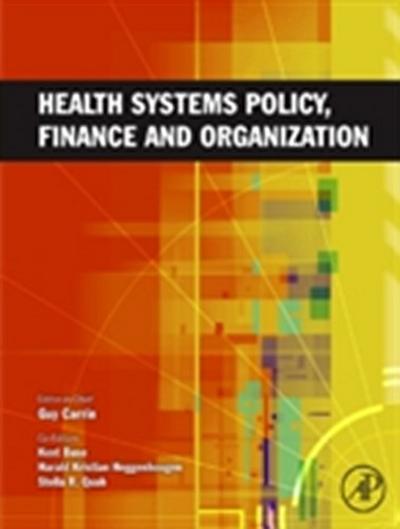 Health Systems Policy, Finance, and Organization