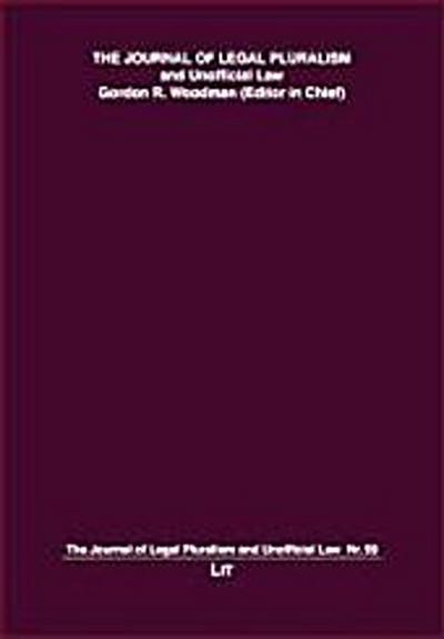 The Journal of Legal Pluralism and Unofficial Law 59/2009